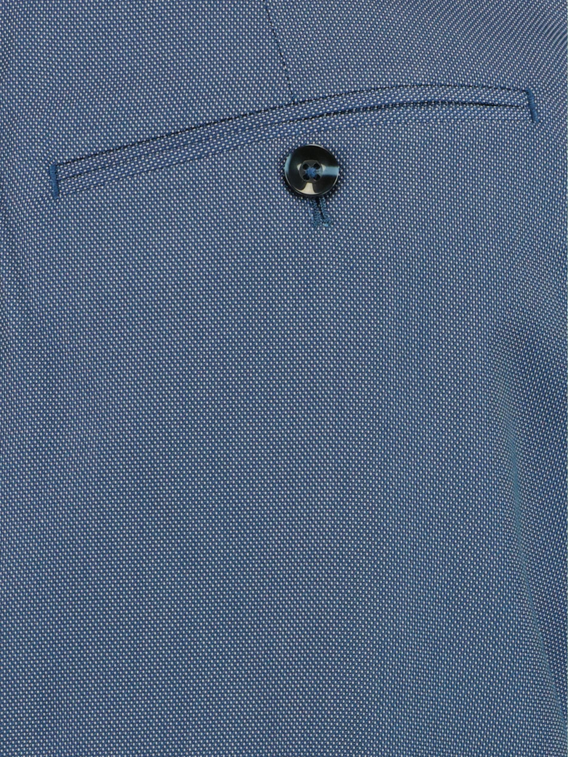 Bos Bright Blue Wollen Pantalon Blauw  25315/3