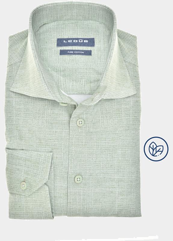Ledub Business hemd lange mouw Groen  0142325/530-000-000