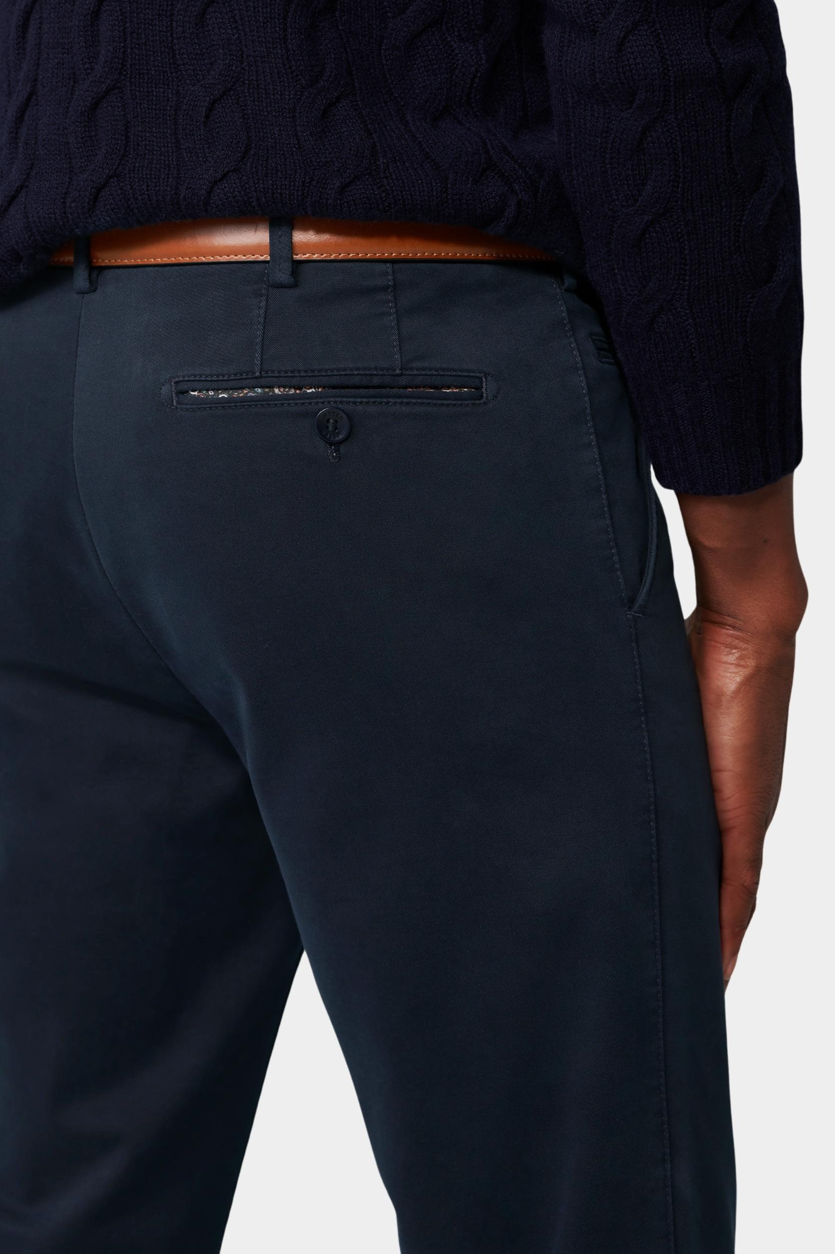 Meyer Katoenen Broek Blauw BONN Art.2-3925 1022392500/18