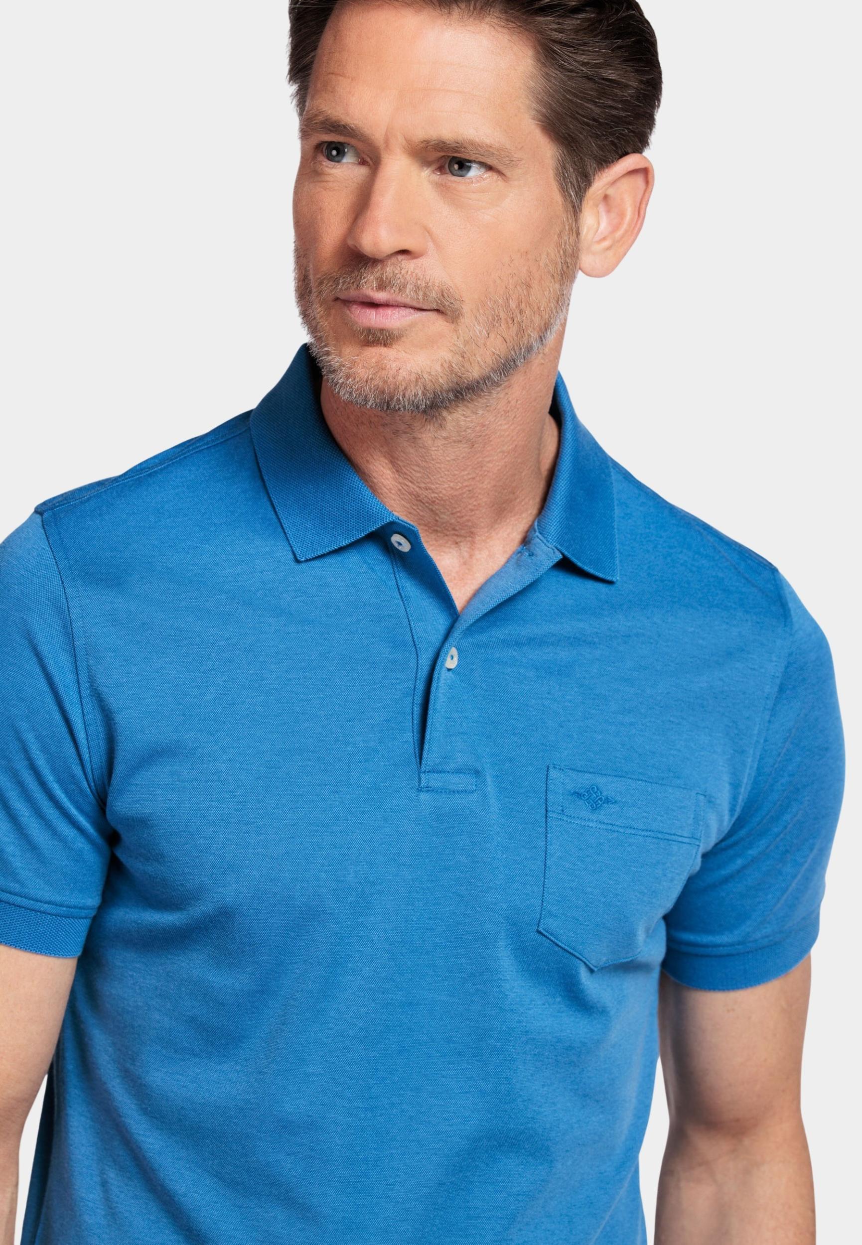 Baileys Polo korte mouw Blauw Poloshirt 515280/68