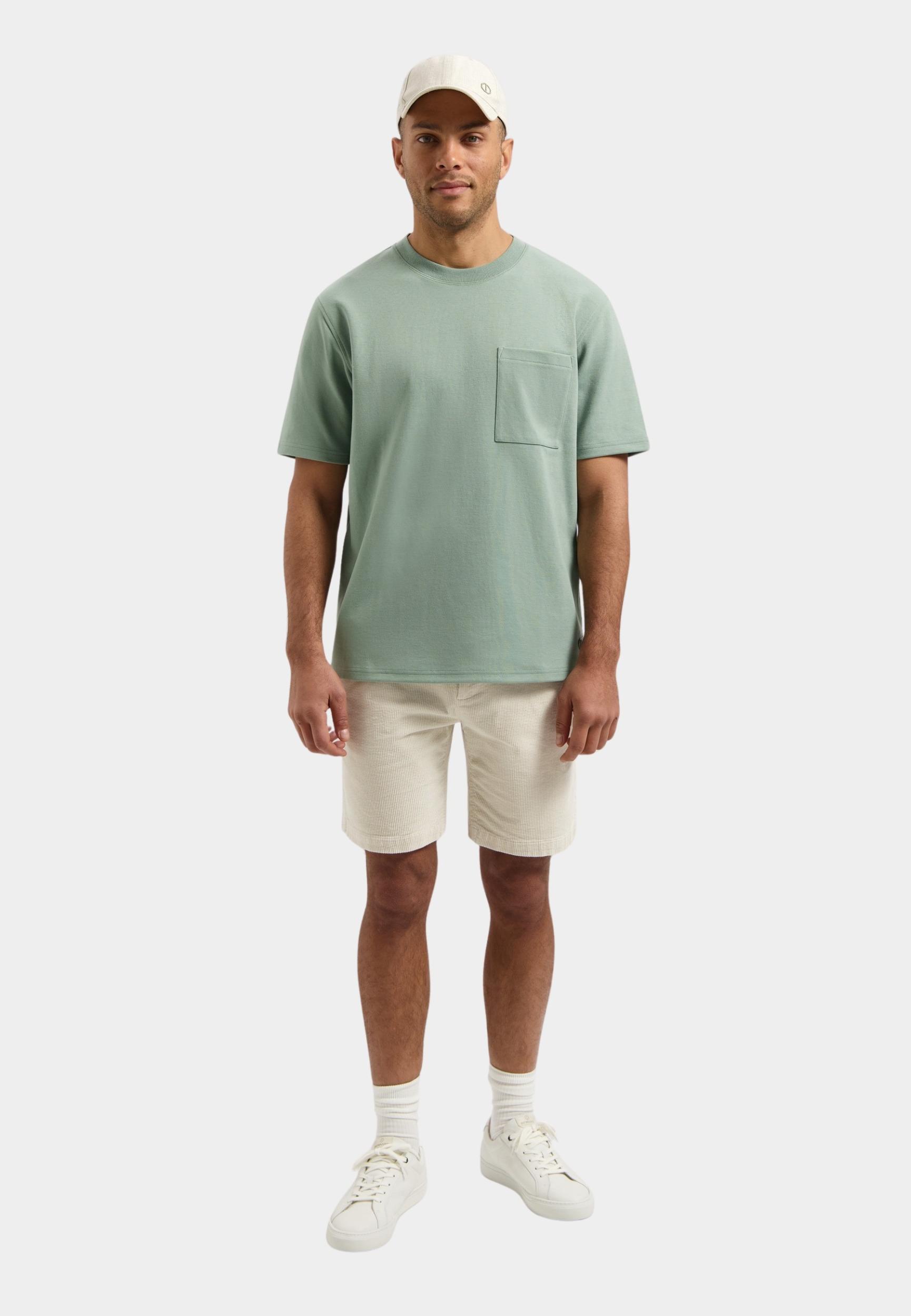 Dstrezzed T-shirt korte mouw Groen Ebbe Boxy Tee 202908-SS25/561