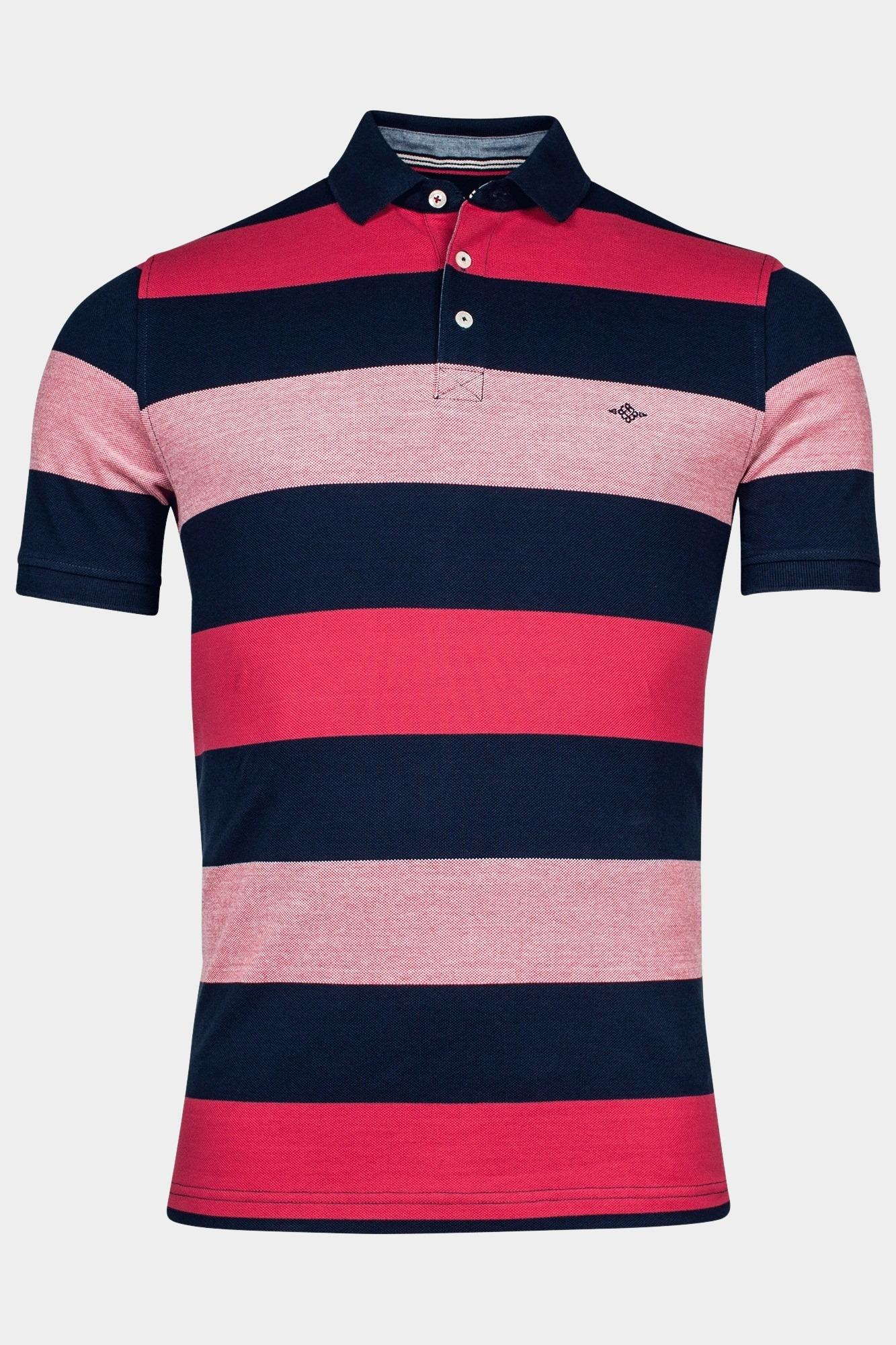 Baileys Polo korte mouw Rood Poloshirt Pique, solid 415292/33
