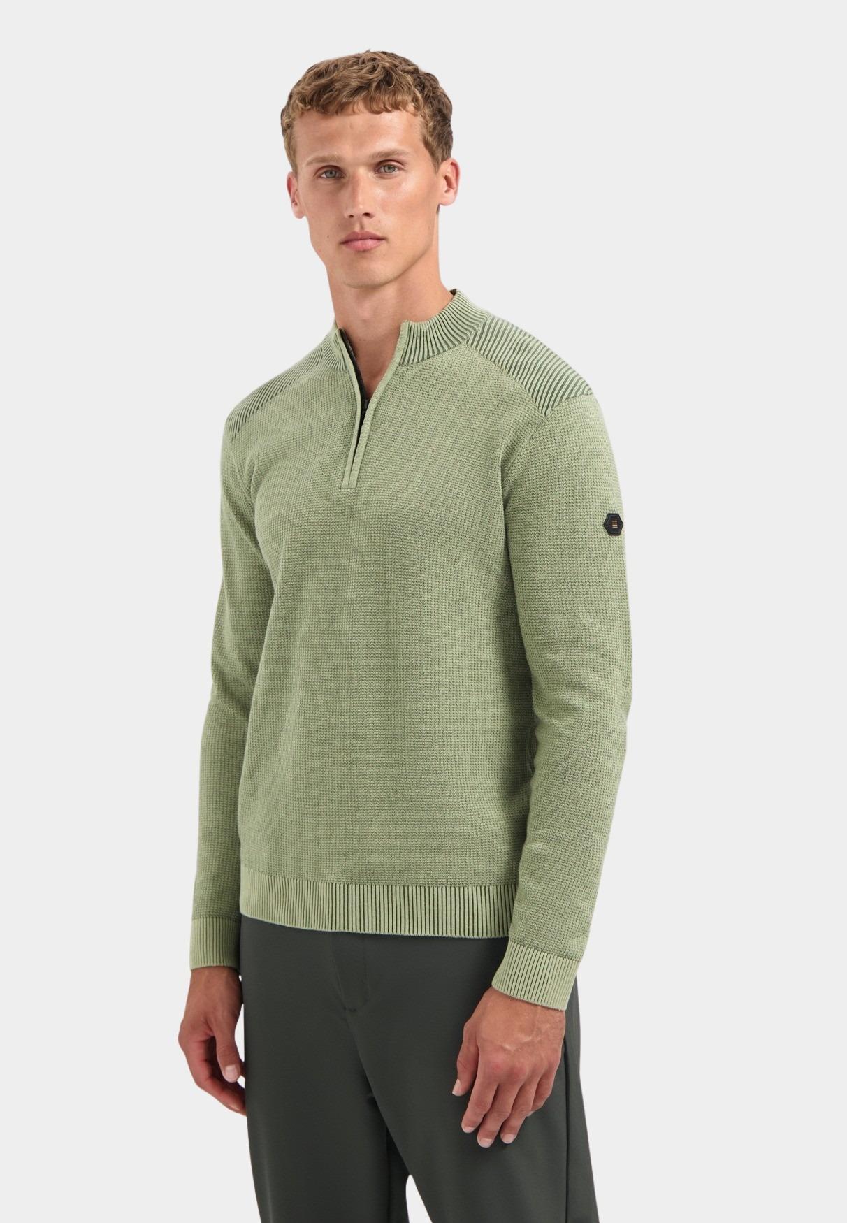 No Excess Half Zip Groen  29230813SN/197