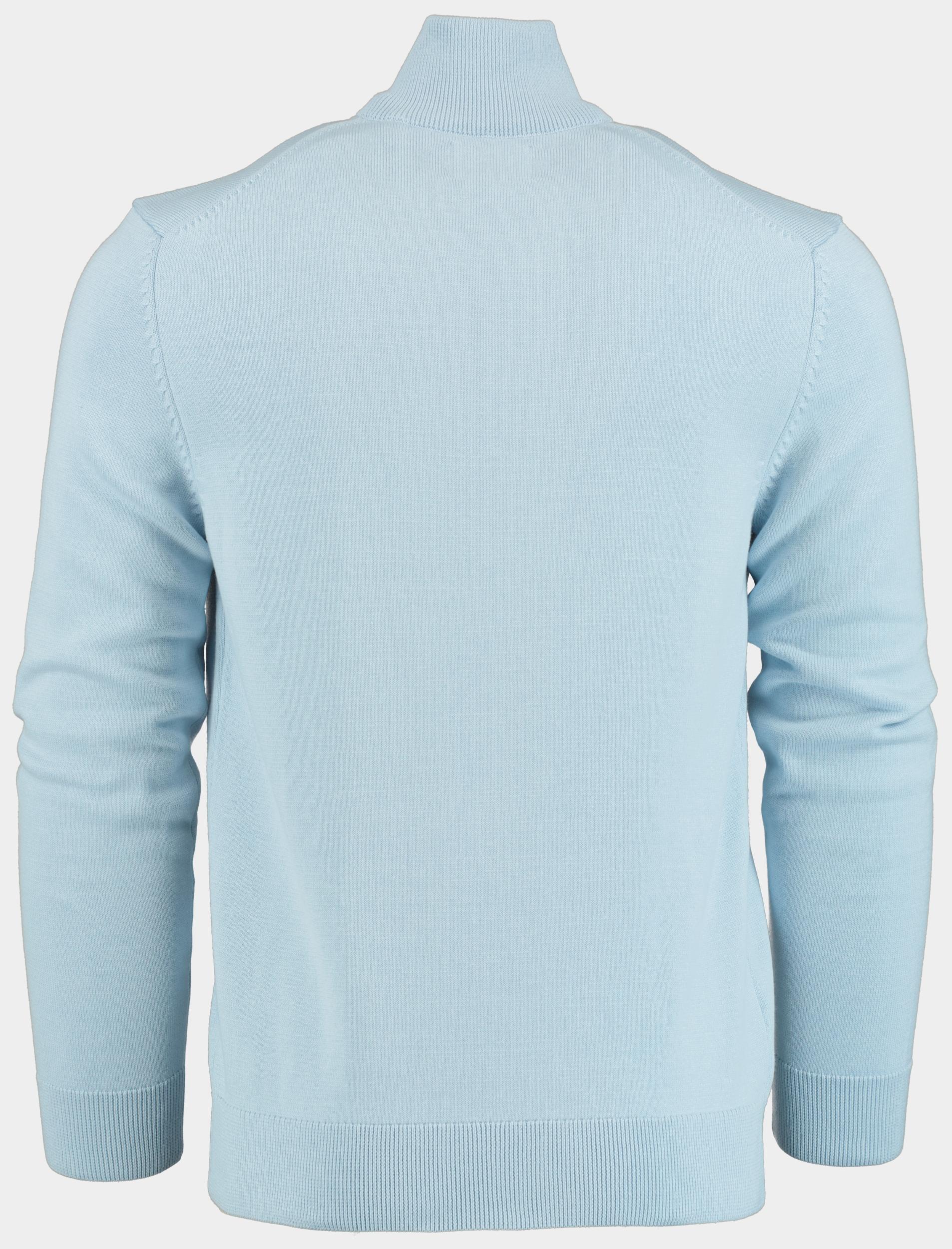 Gant Vest Blauw CASUAL COTTON ZIP CARDIGAN 8030164/457