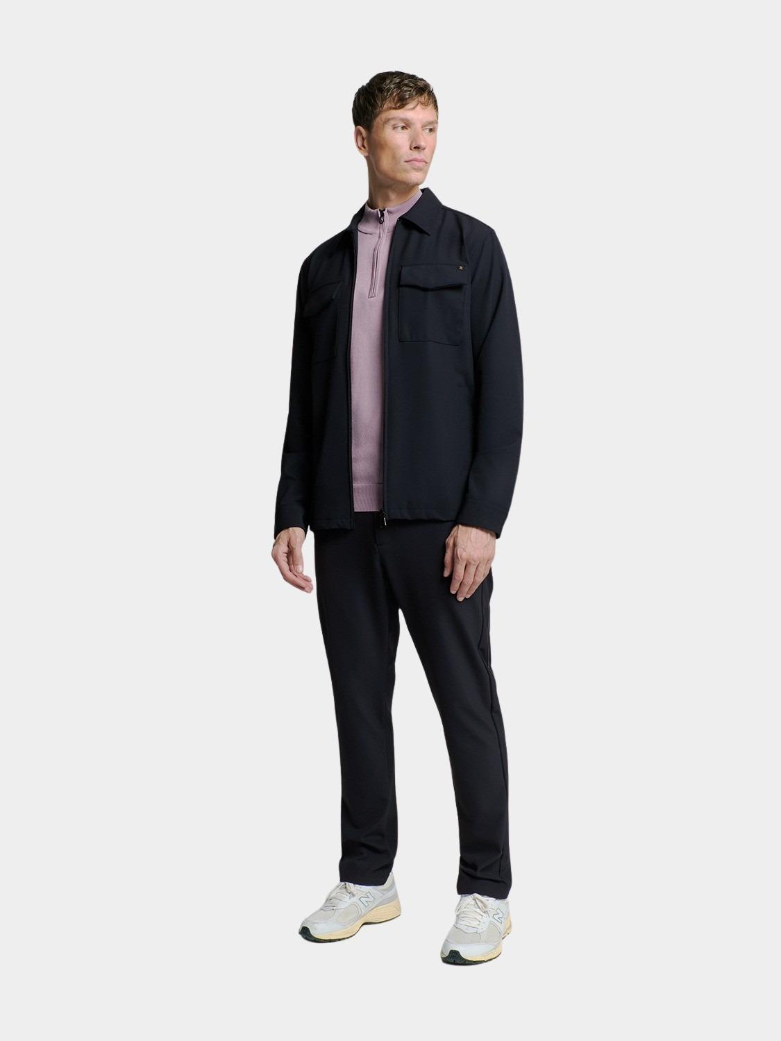 No Excess Overshirt Blauw  27510104/078