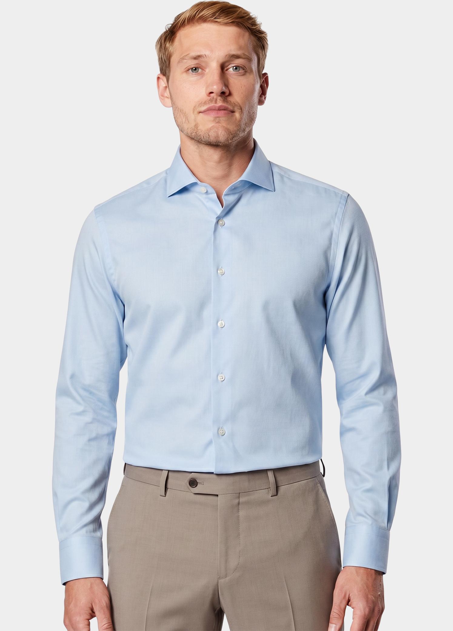 Ledub Business hemd lange mouw Blauw LE24304 MFN5 0323516/120-000-000
