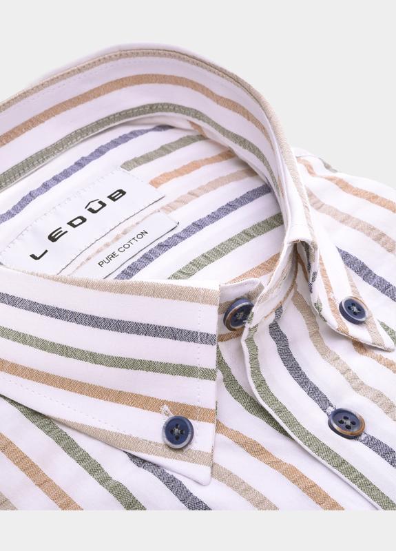 Ledub Business hemd korte mouw Wit  0143411/915-000-000