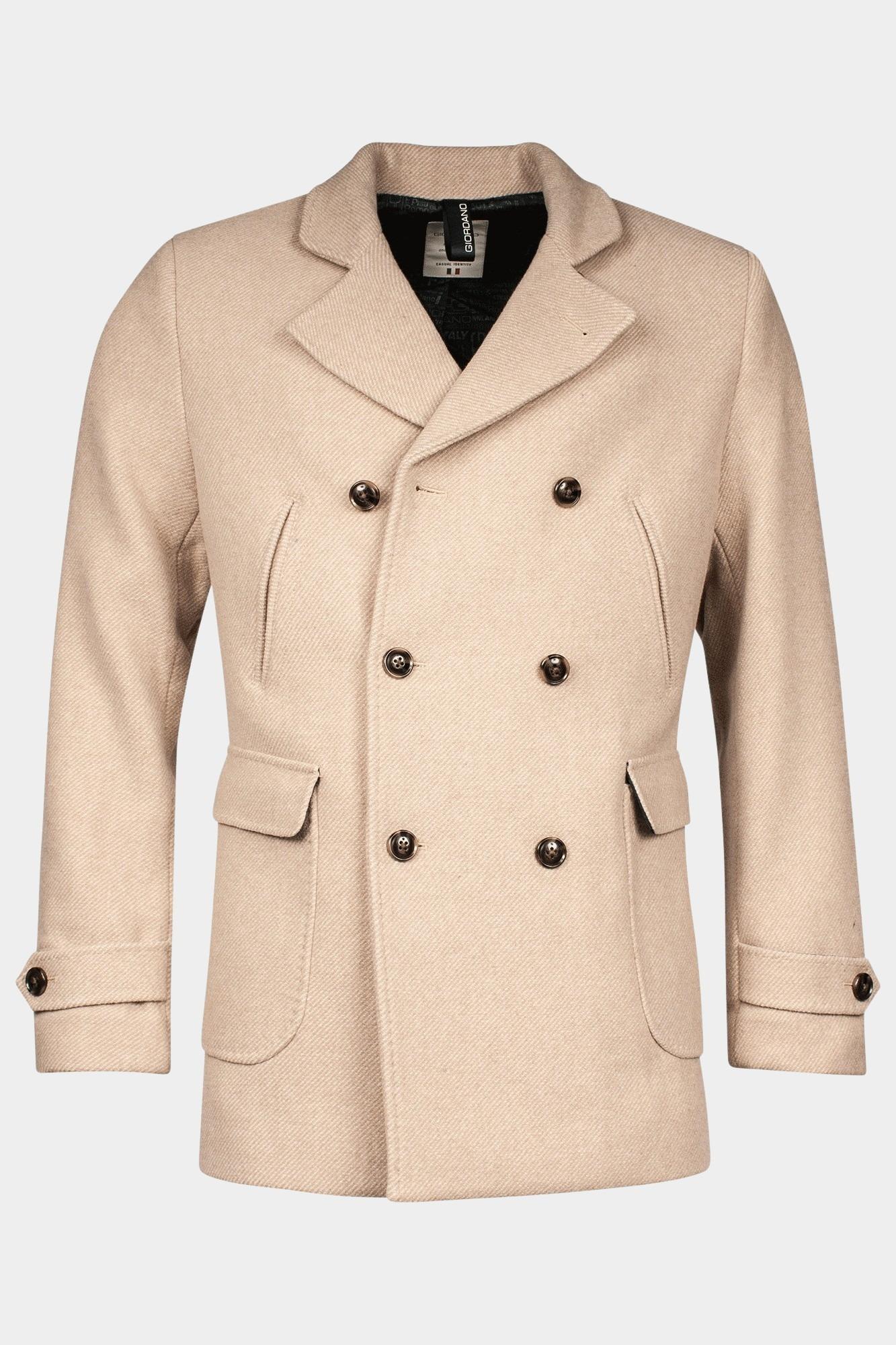 Giordano Winterjack Bruin Fernando Double Breasted Brus 422624/80