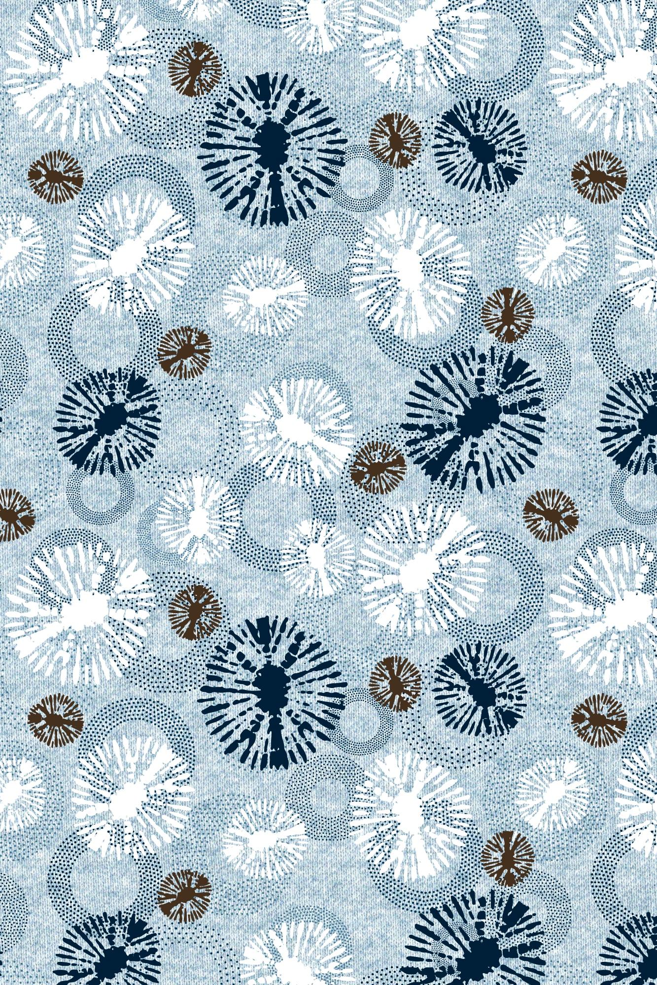 R.B. Boston Casual hemd lange mouw Blauw Franklin LS Button Down 527670/613