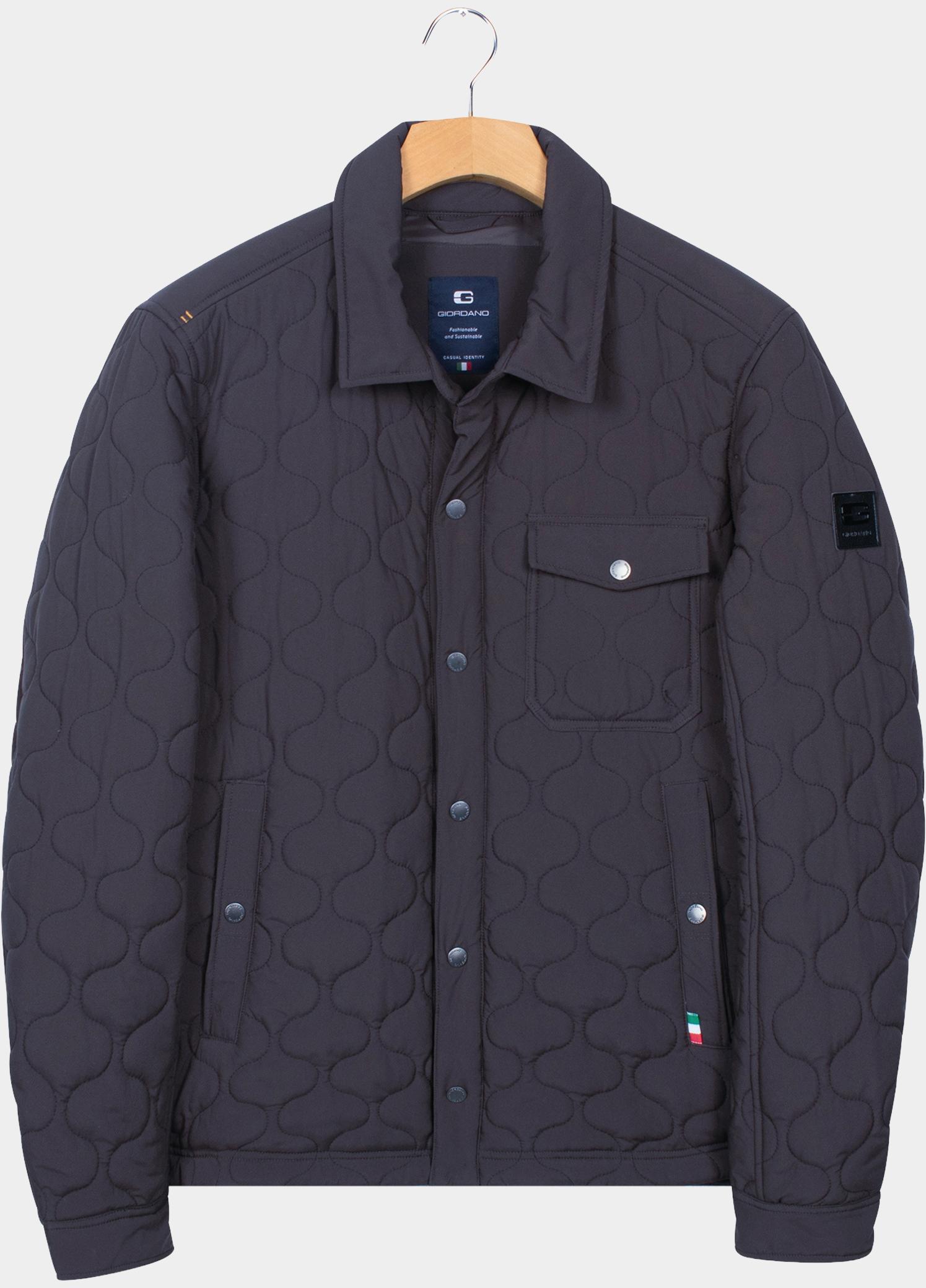 Giordano Winterjas heren Blauw Alfio Short Jacket Light Padd 522654/60