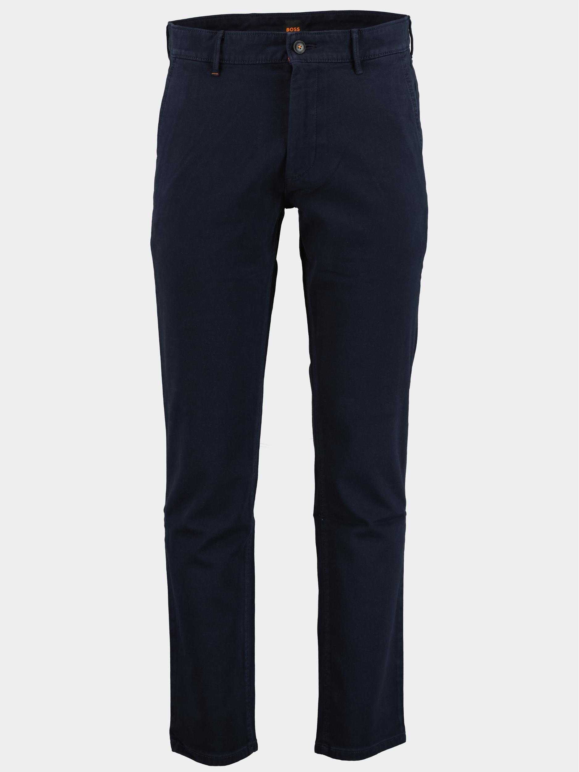 BOSS Orange Katoenen Broek Blauw Chino_slim 10250807 01 50495292/404