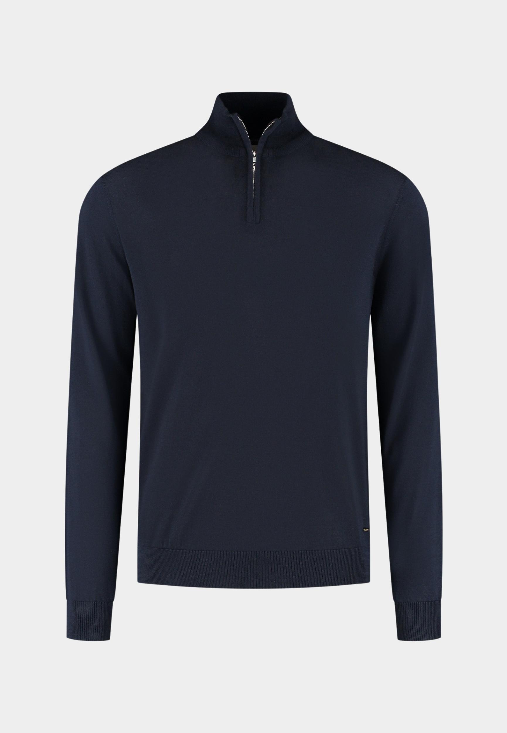 Dstrezzed Half Zip Blauw DS_Destin Skipper 405588-AW25/649