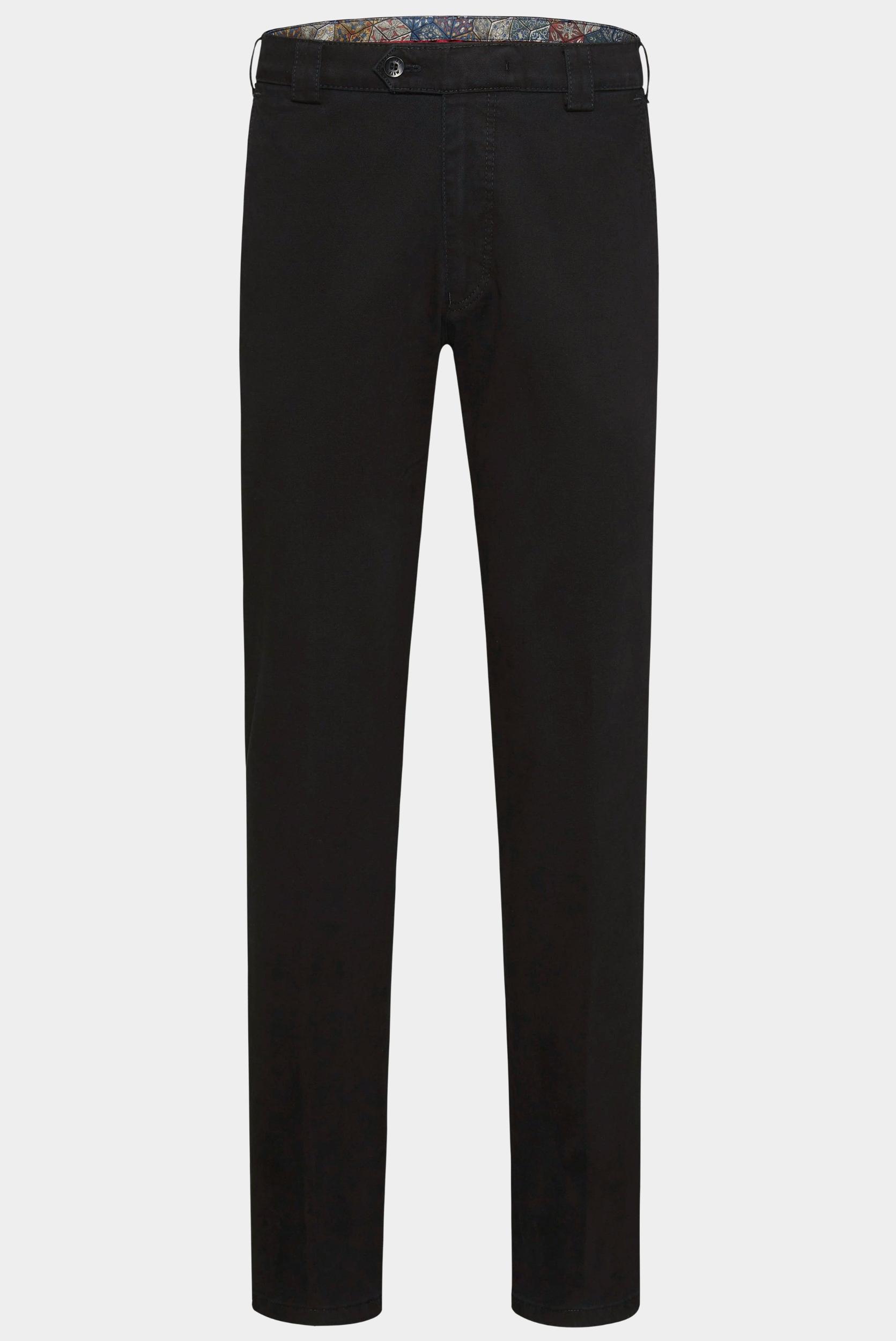 Meyer Katoenen Broek Zwart Roma kleurvast 1150931600/09