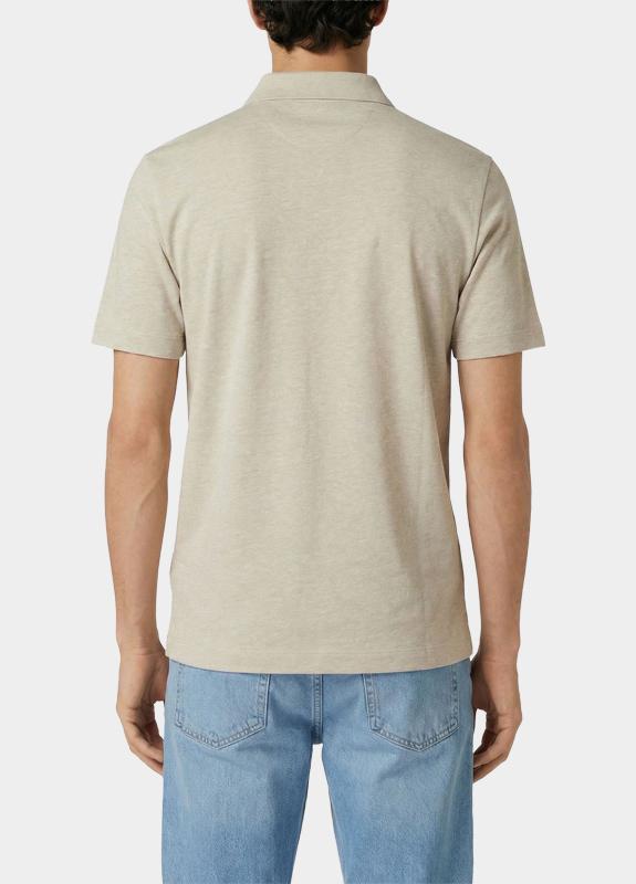 BOSS Black Polo korte mouw Beige H-Press 235 10271433 01 50559147/286