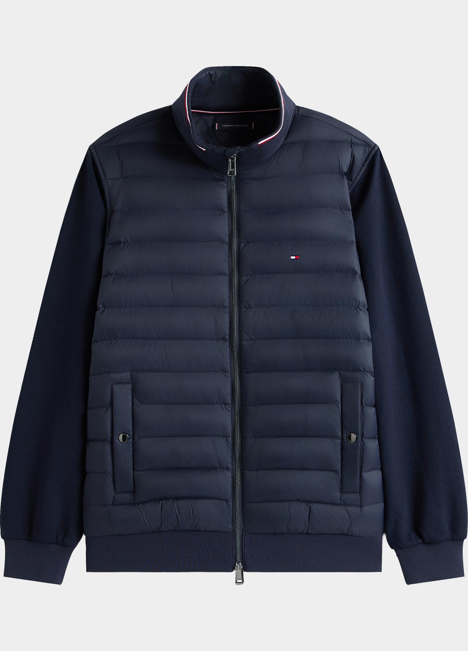Tommy Hilfiger Tussenjas heren Blauw MIX MEDIA ESS RWB STAND COLLA MW0MW41329/DW5
