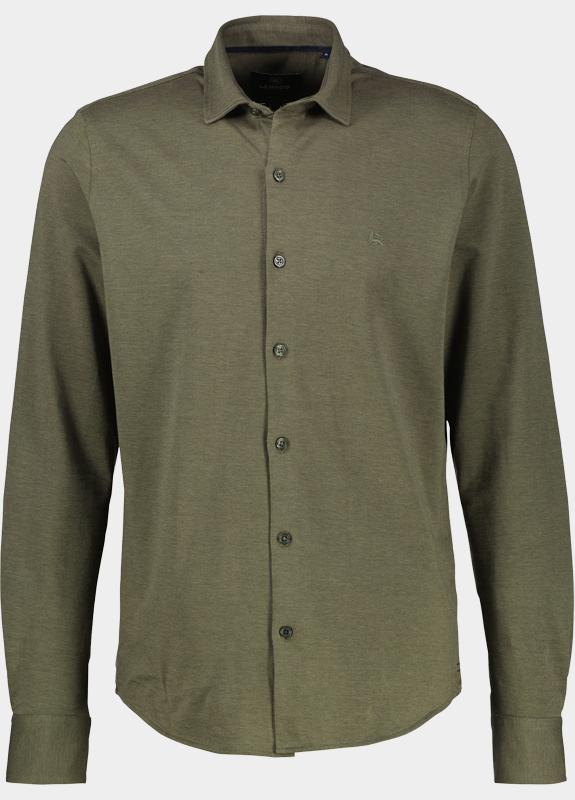 Lerros Casual hemd lange mouw Groen  2591369/661