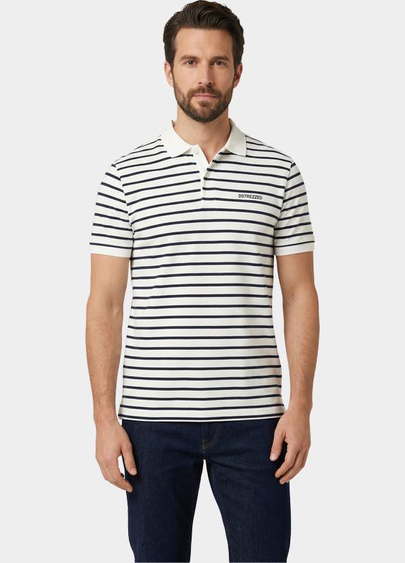 Dstrezzed Polo korte mouw Beige Maxton Polo 240202/107