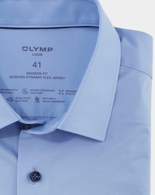 Olymp Business hemd lange mouw Blauw 1202/64 Hemden 120264/10