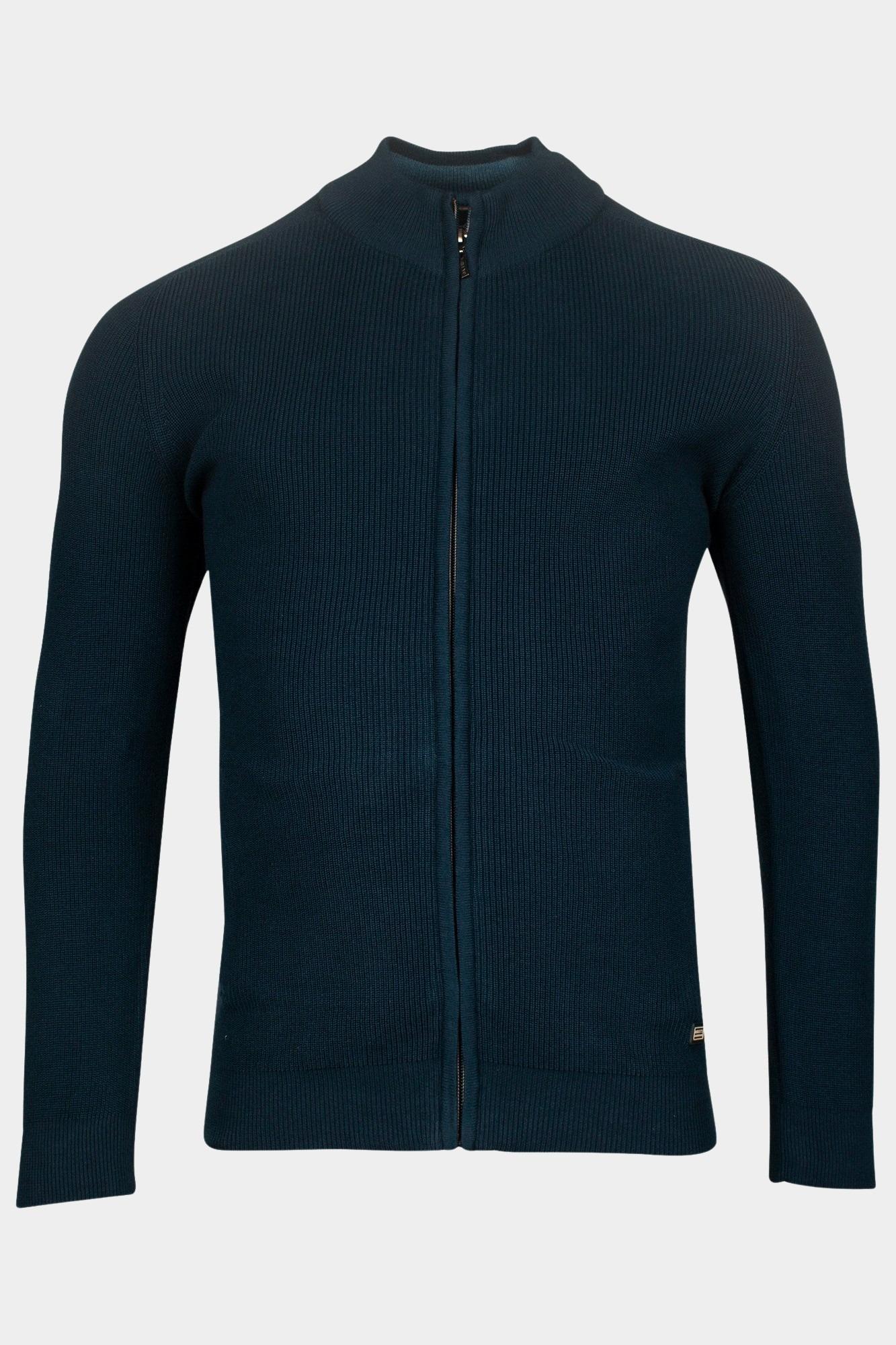 Baileys Vest Blauw Cardigan Zip  9gg, all over r 512069/69