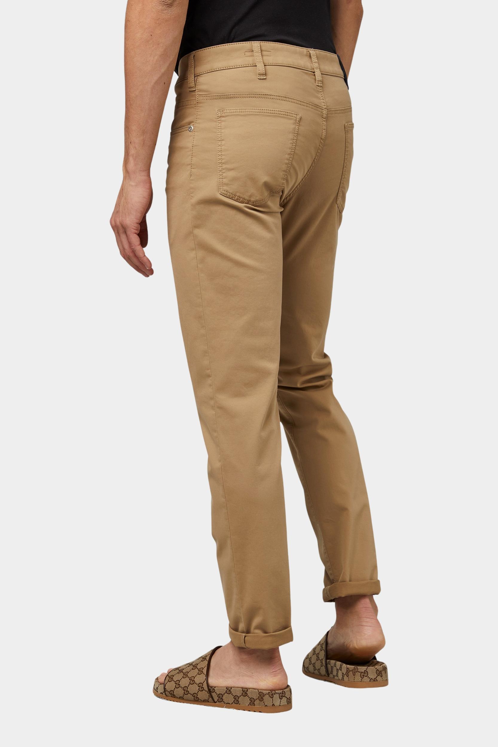 Meyer Katoenen Broek Bruin SLIM Art.9-6172 3619617200/43