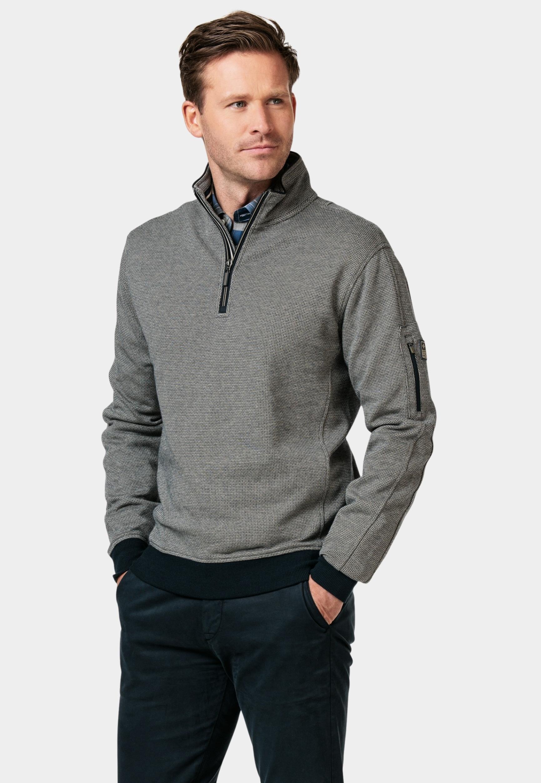 Baileys Half Zip Wit Sweatshirt 1/2 Zip  2-tone al 323191/81