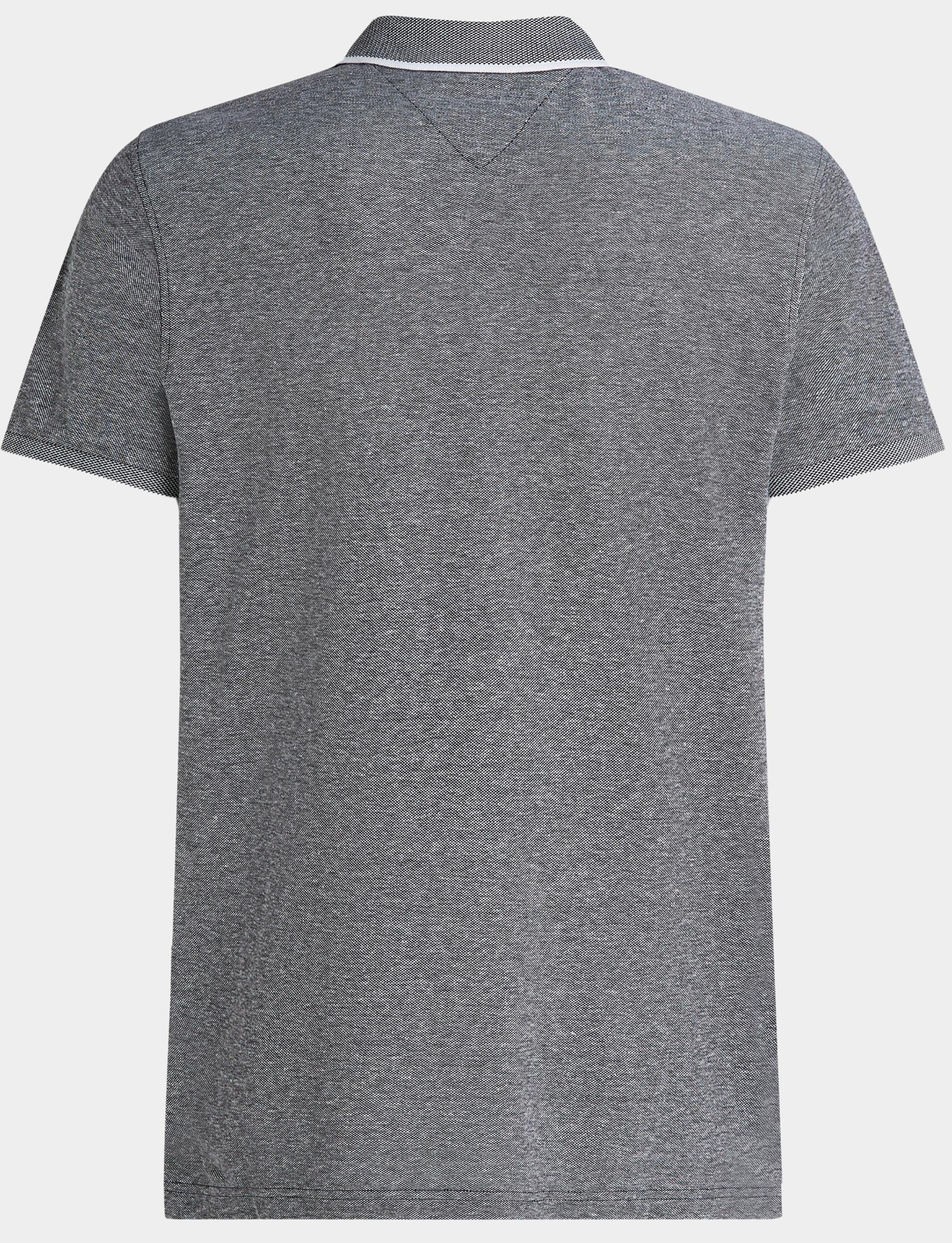 Tommy Hilfiger Polo korte mouw Grijs Linen Pque Reg Polo MW0MW33140/BDS