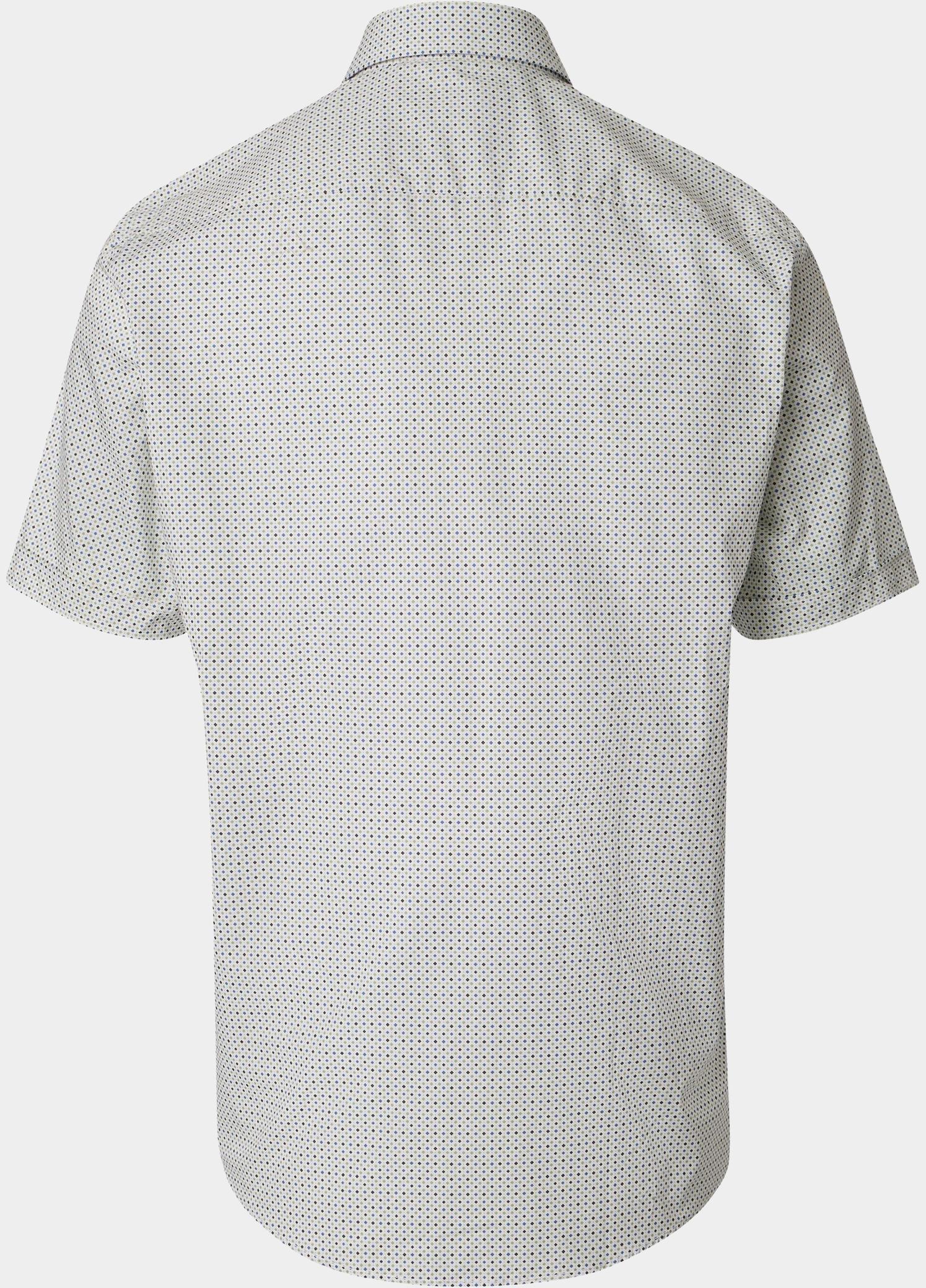 Casamoda Casual hemd korte mouw Groen B.D. Casual Fit 1/2Arm_ 126131301/300