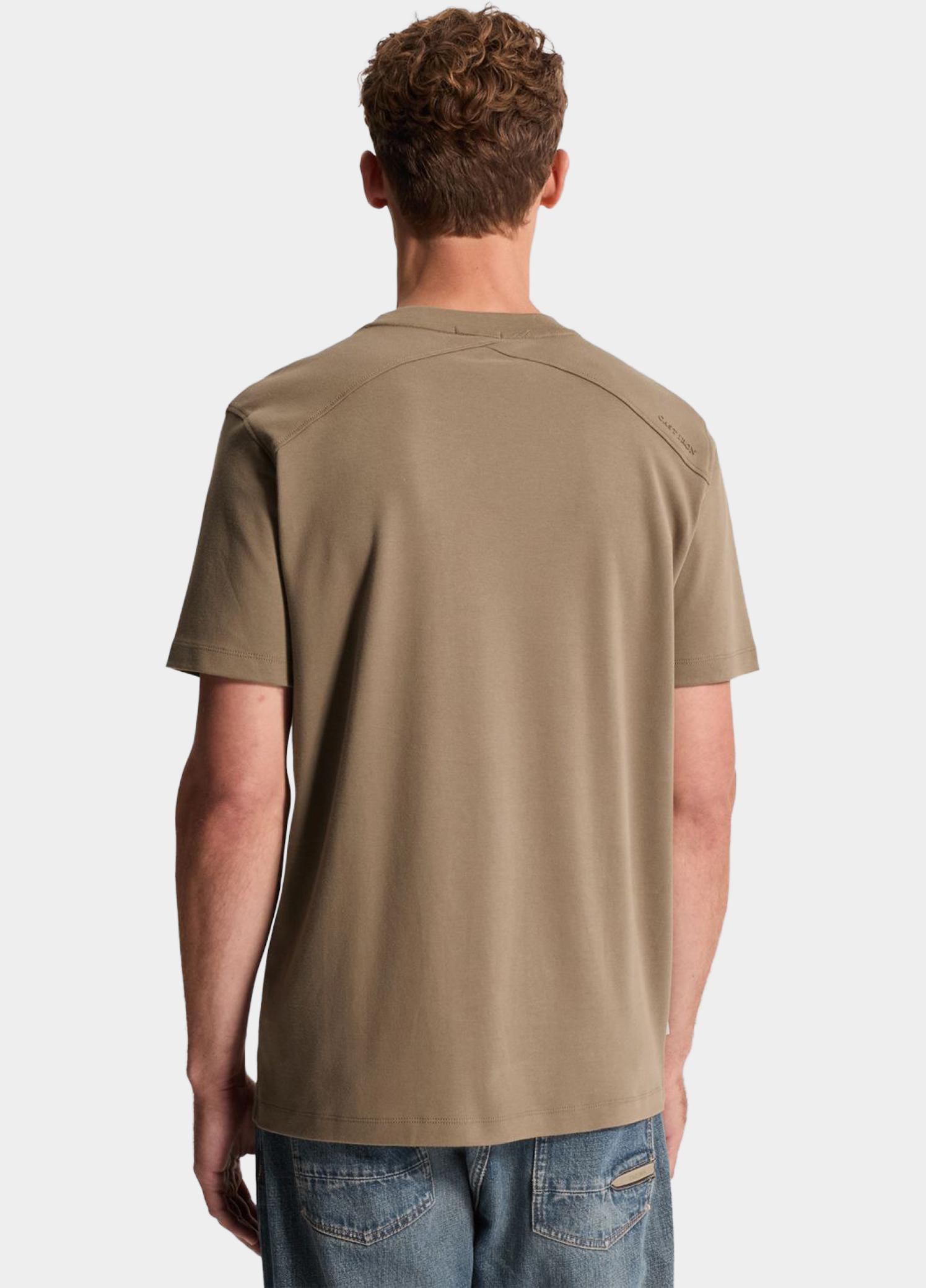 Cast Iron T-shirt heren Bruin Short sleeve r-neck regular f CTSS2609560/8026