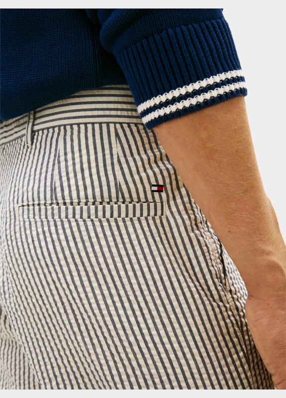 Tommy Hilfiger Korte Broek heren Blauw DOVER 8 INC SEERSUCKER STRIPE MW0MW42359/0A6