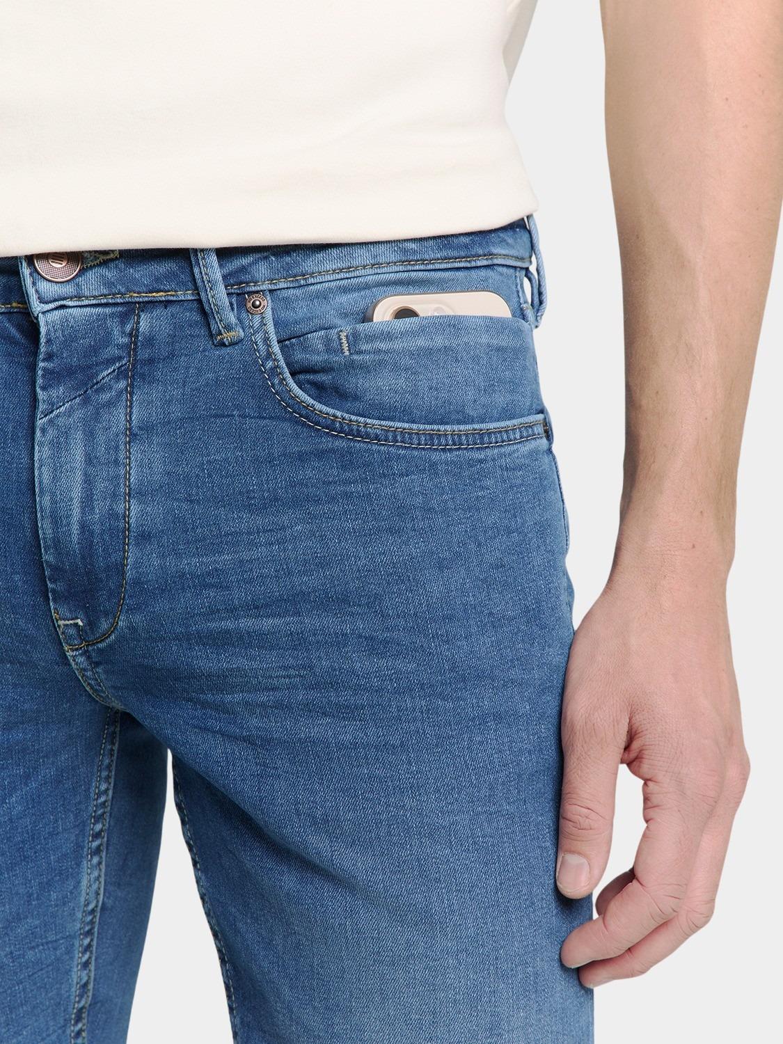 No Excess 5-Pocket Jeans Blauw Denim, Regular 711, Stretch N711D29N1/220