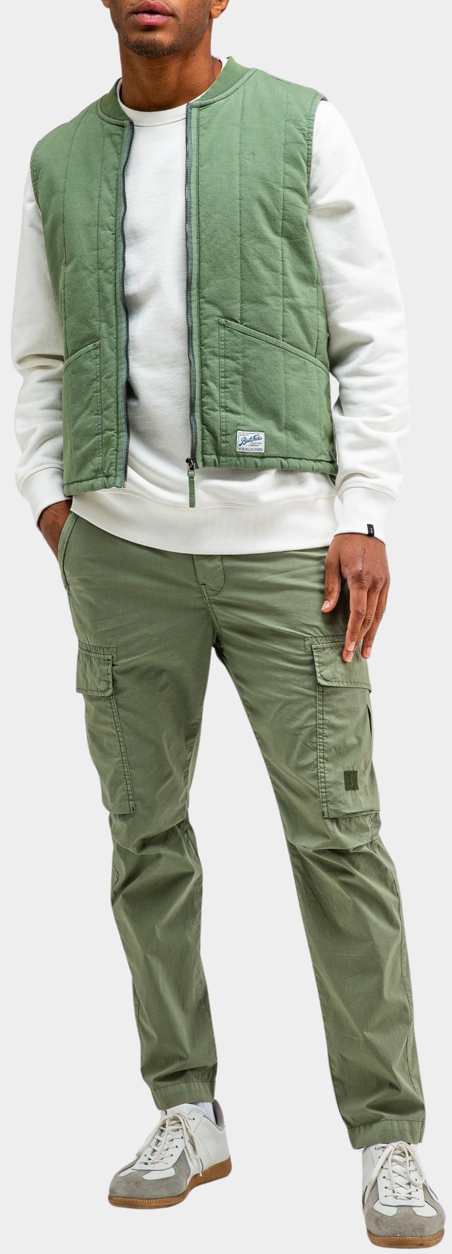 Butcher of Blue Bodywarmer Groen Hunt Summer Vest M2517005/792