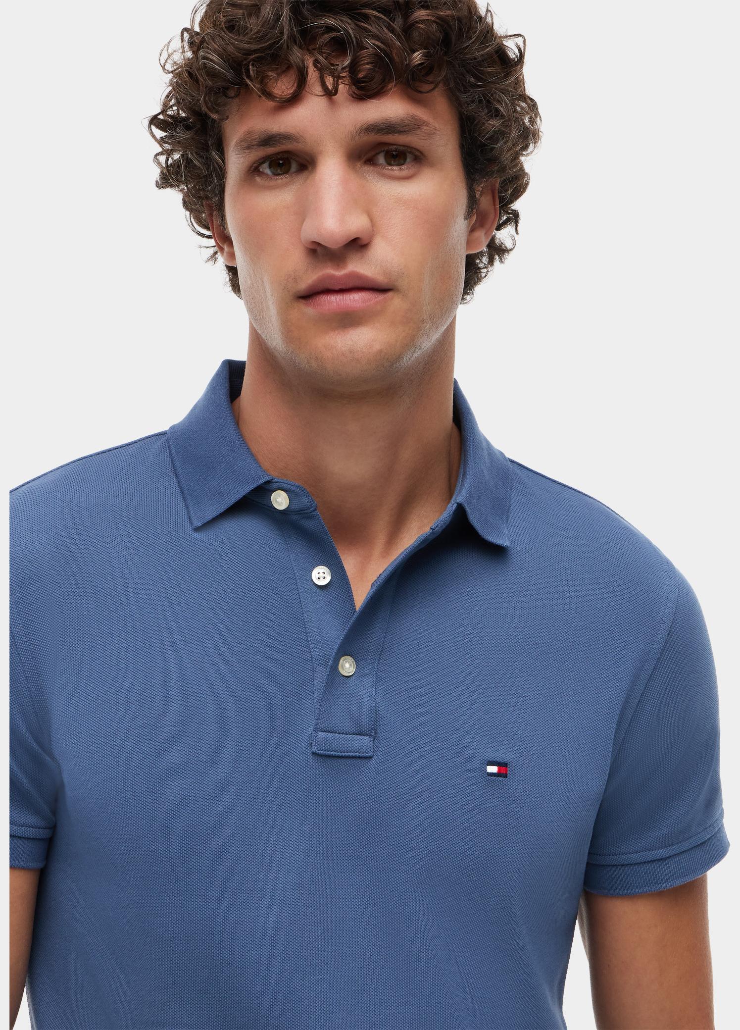 Tommy Hilfiger Polo heren Blauw 1985 Slim polo MW0MW17771/DBZ