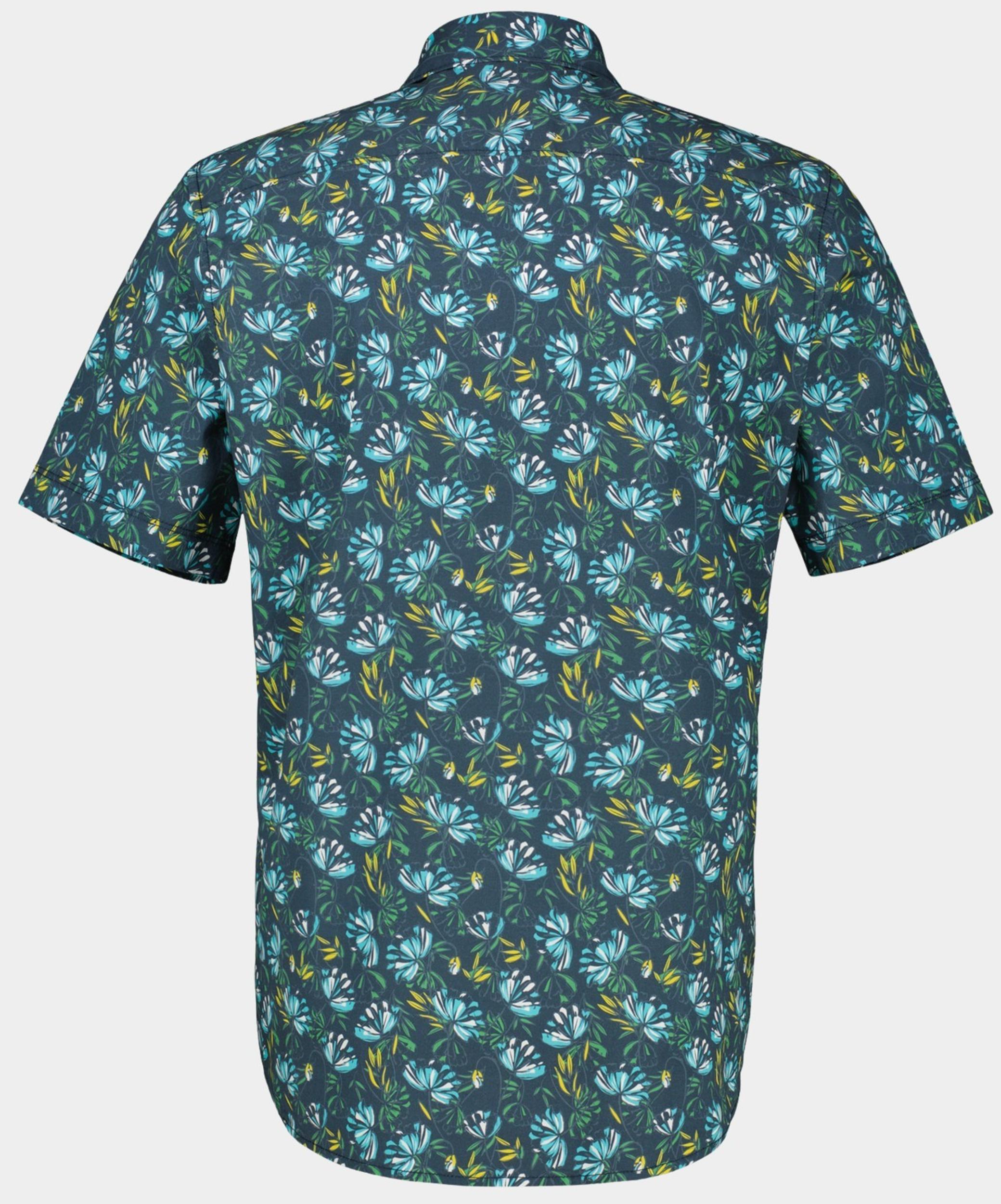 Lerros Casual hemd korte mouw Blauw  2542326/456