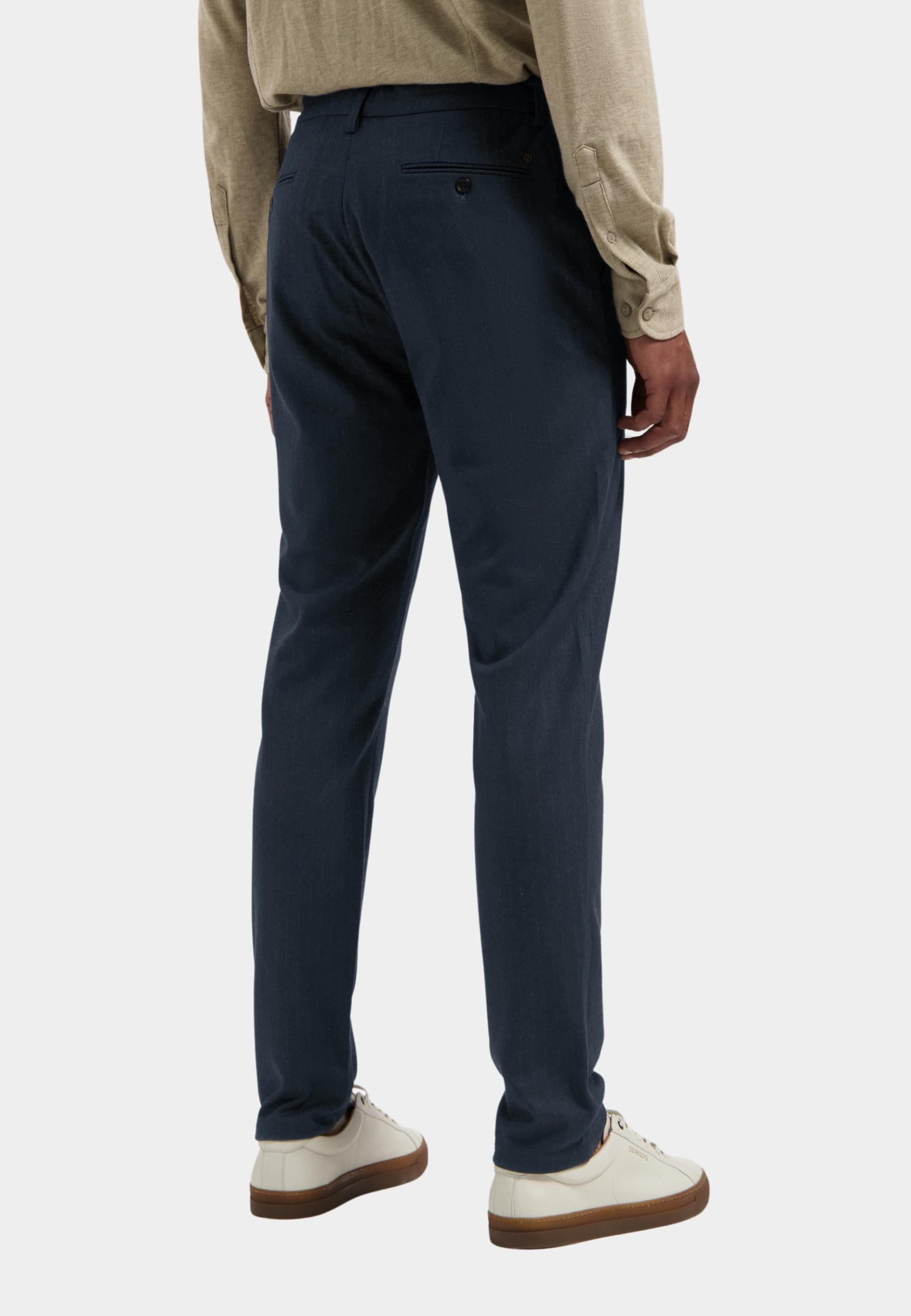 Dstrezzed Chino Blauw DS_Lancaster Pinstripe 501964/649