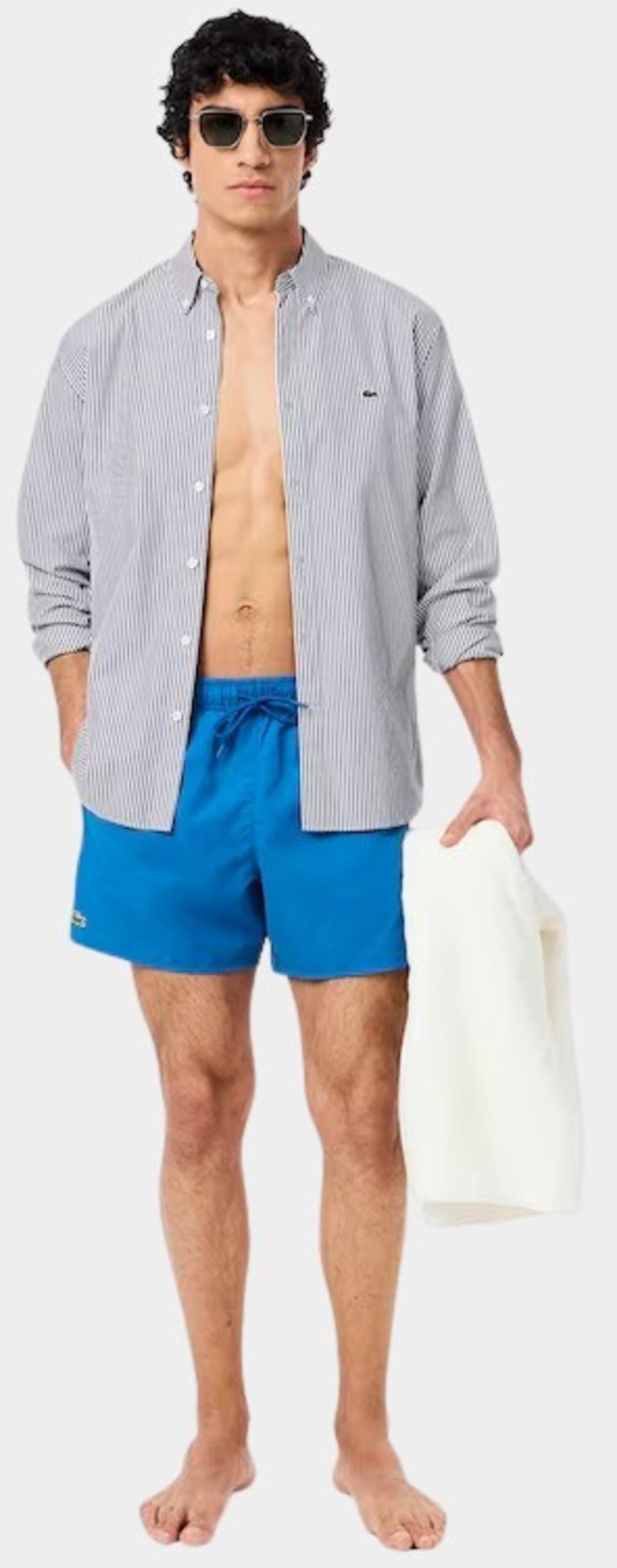 Lacoste Zwembroek Blauw  MH6270/EIC