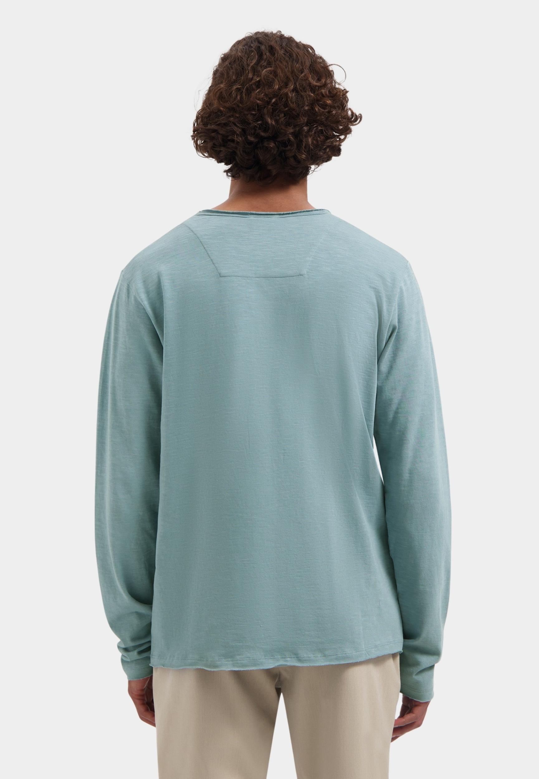 Dstrezzed T-shirt lange mouw Blauw DS_Newman Crewneck 220030-AW25/630