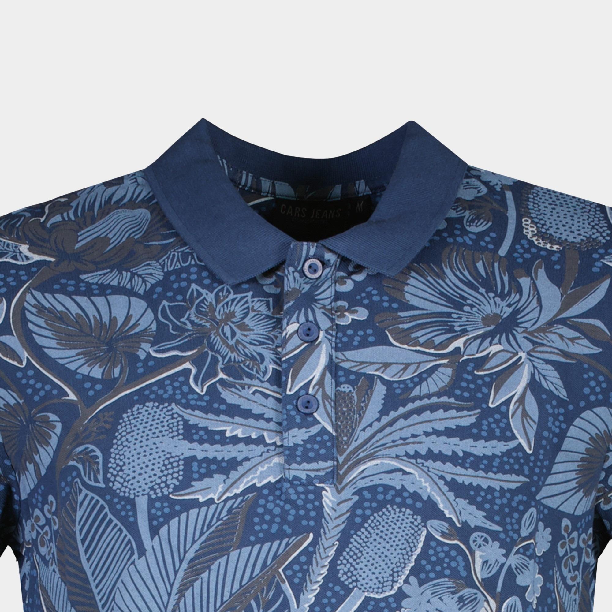 Cars Jeans Polo korte mouw Blauw COPPA 61479/12